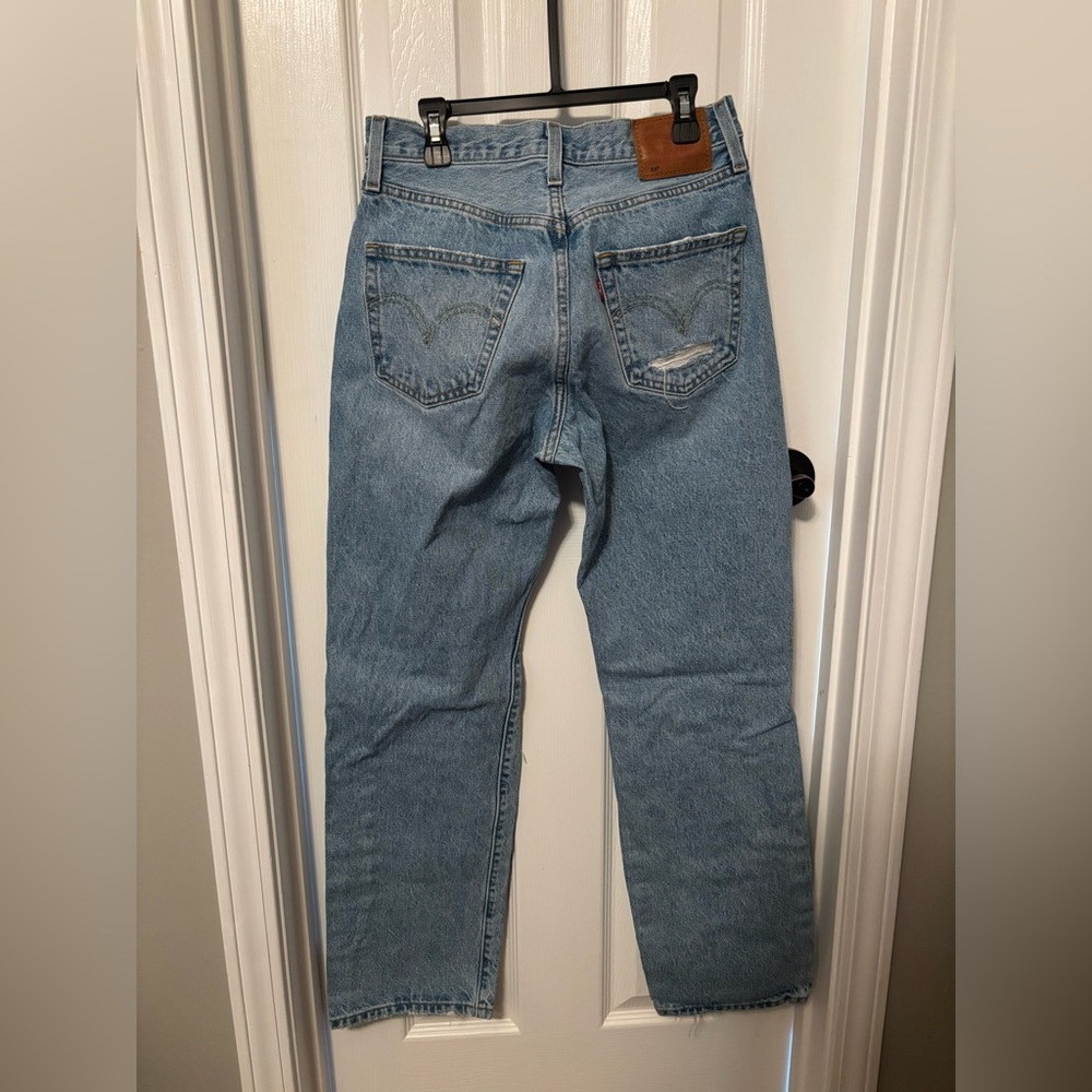 Levi’s Distressed 501® ORIGINAL FIT WOMEN'S JEANS size 25 - Picture 2 of 4